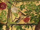 Detail from <i>La Vierge au buisson de roses</i> (Schongauer, 1473)